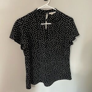 Polka dot blouse from Maurice’s